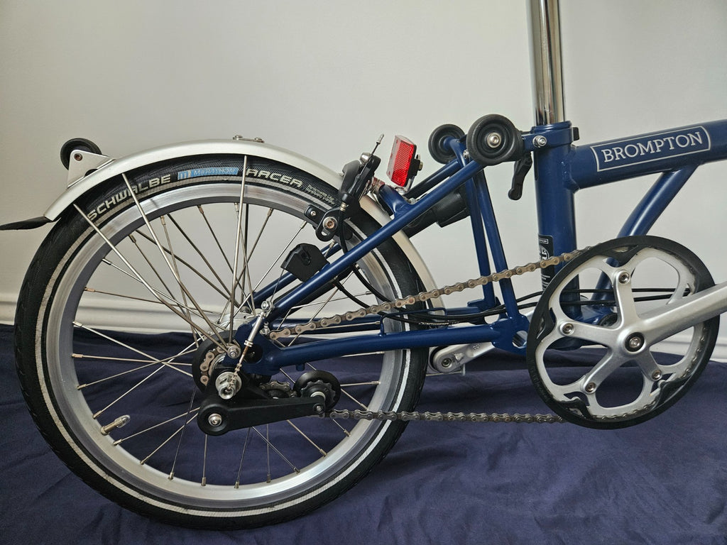 Brompton M3L - 3 Speed - C Line - Mid- Tempest Blue