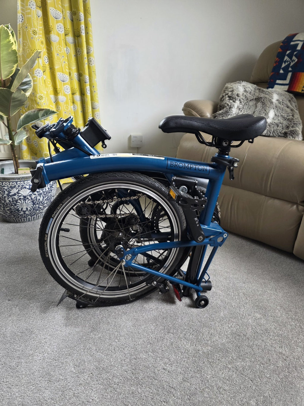 Brompton C Line Explore Mid Handlebar Folding Bike 2 Gear