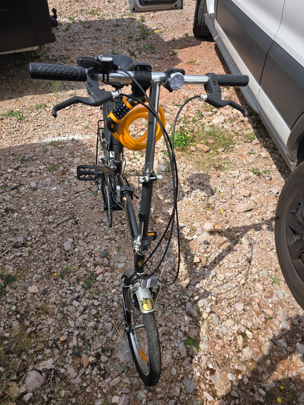 folding bicycles pair 6 speed shimano gears