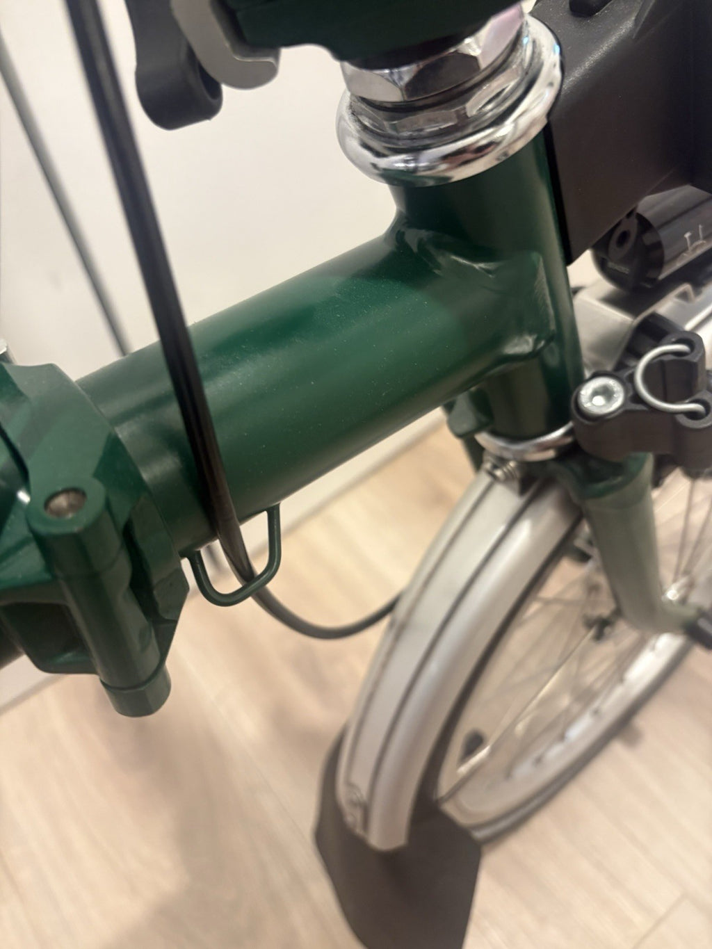Brompton Green Folding Bike M3L serviced