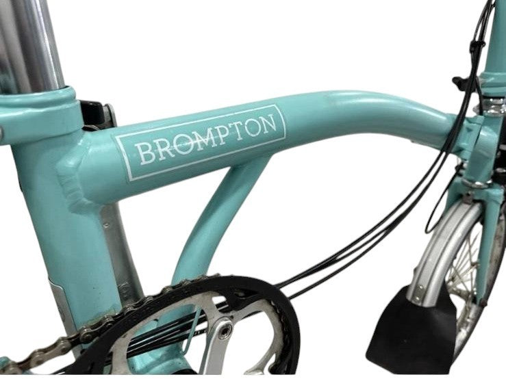 Brompton C Line M6L (6 Speed) folding bicycle - Turkish Green