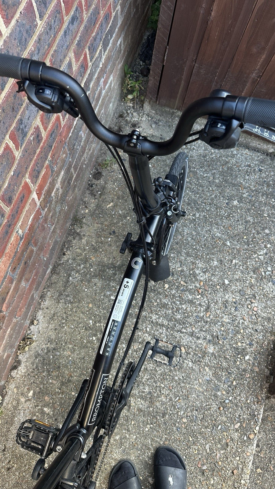 2024 Brompton C Line Explore, 6-speed, Black, High Handlebar