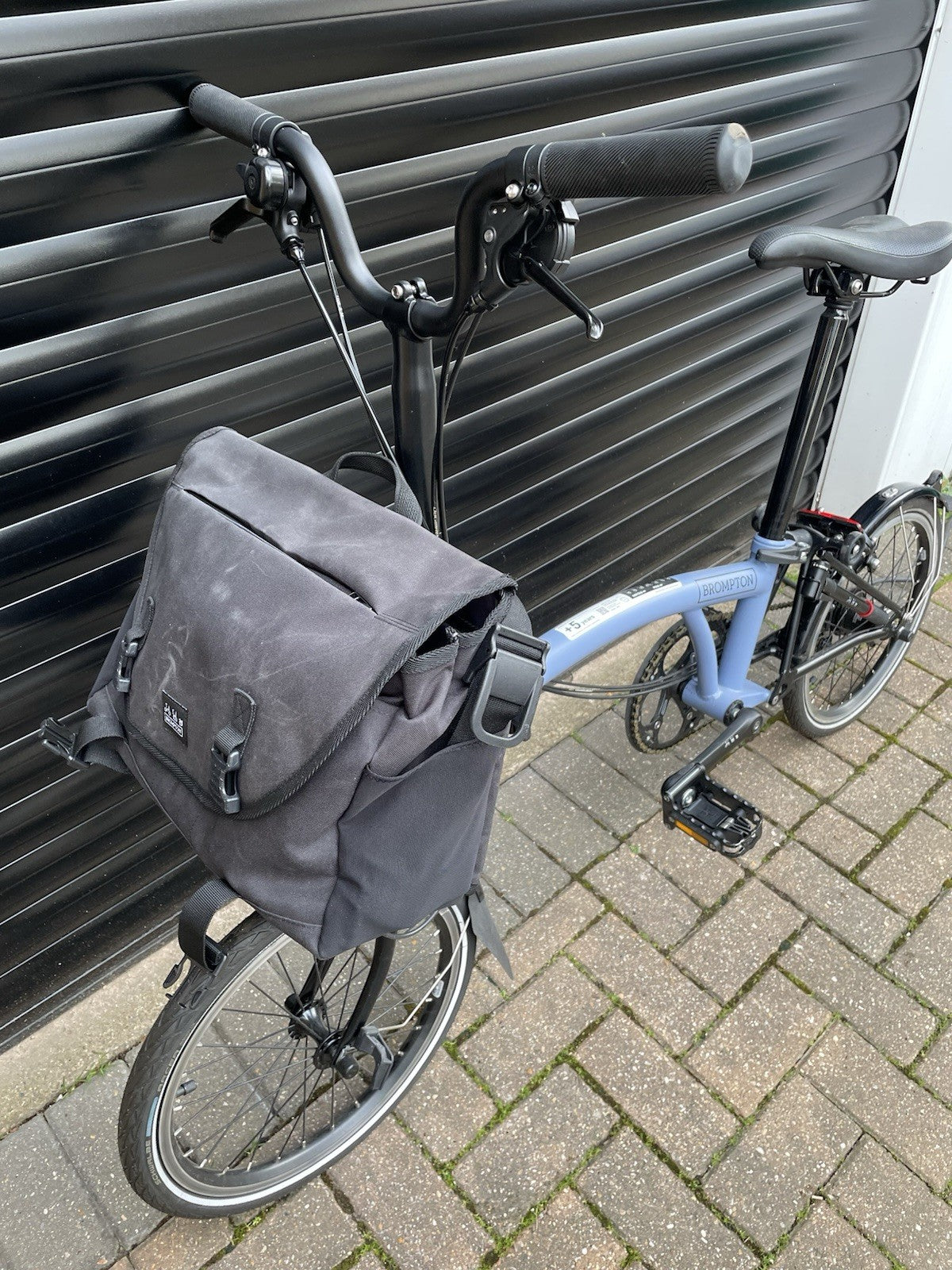 Brompton C Line 6 Speed 2023 High Handlebar Folding Bike - Ocean Blue