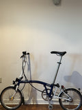 Brompton M3L Folding Bike (C Line) 3 Speed With Dynamo Light In Good Condition!