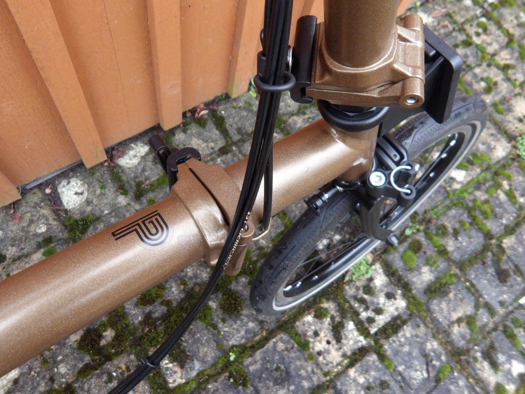 Brompton P Line 4 speed 2025 Metallic Bronze