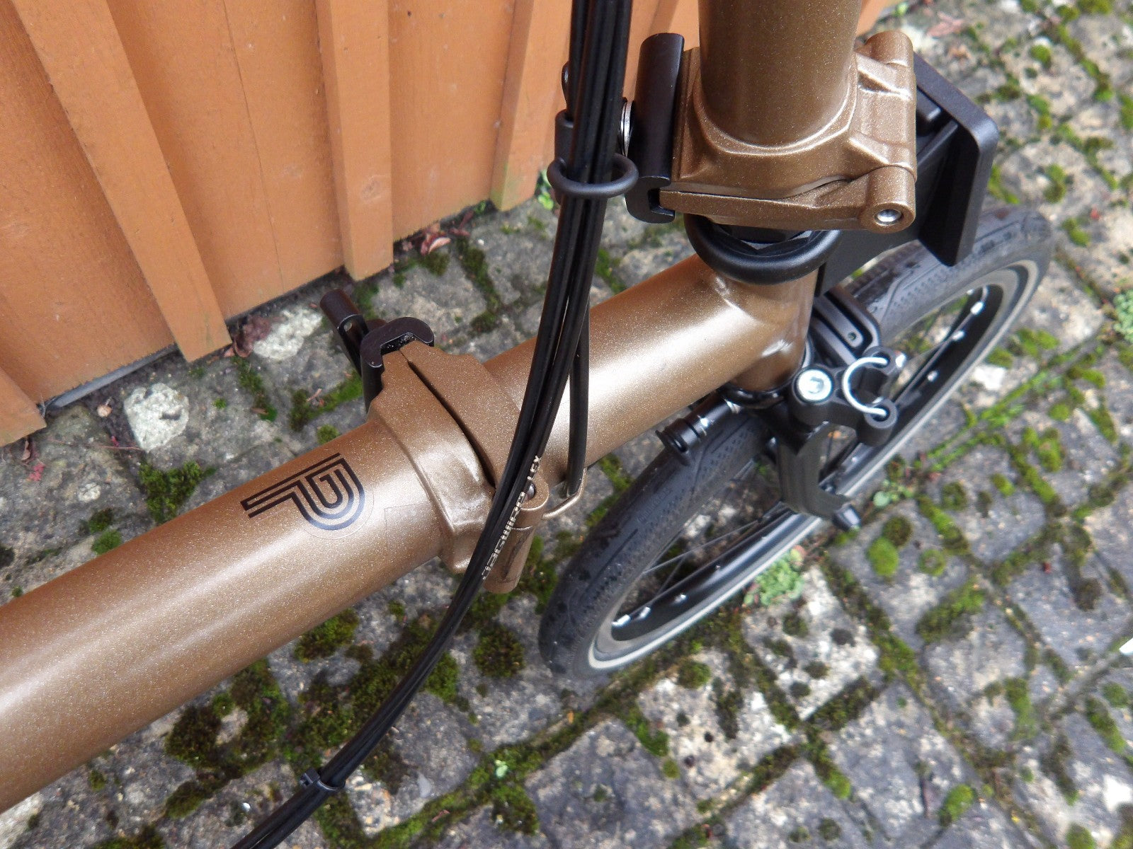 Brompton P Line 4 speed 2025 Metallic Bronze
