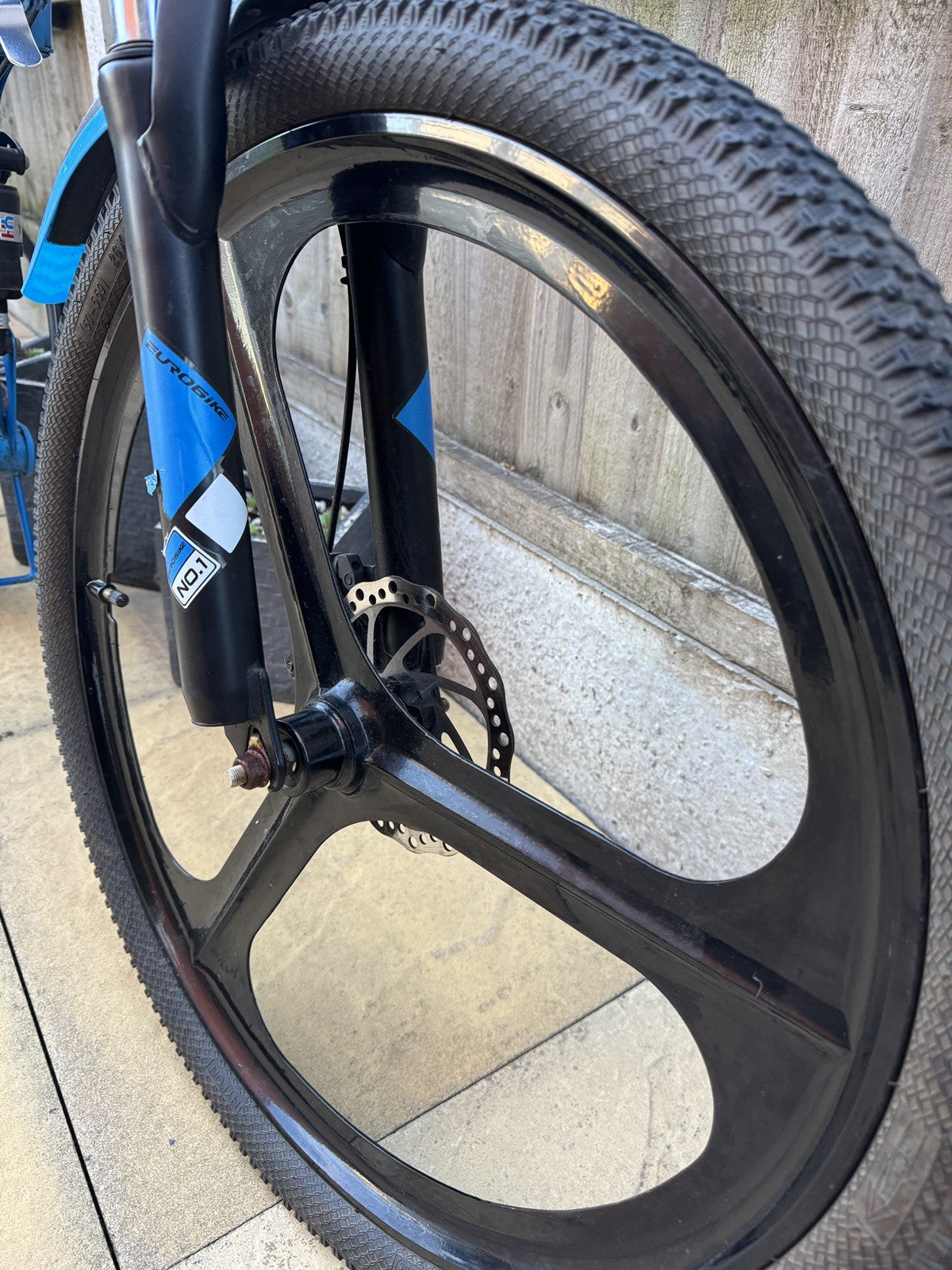 Foldable MOUNTAIN BICYCLE Eurobike BLUE G4 26"