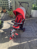 SmarTrike STR3 Folding Stroller Trike Red & Black. Used.