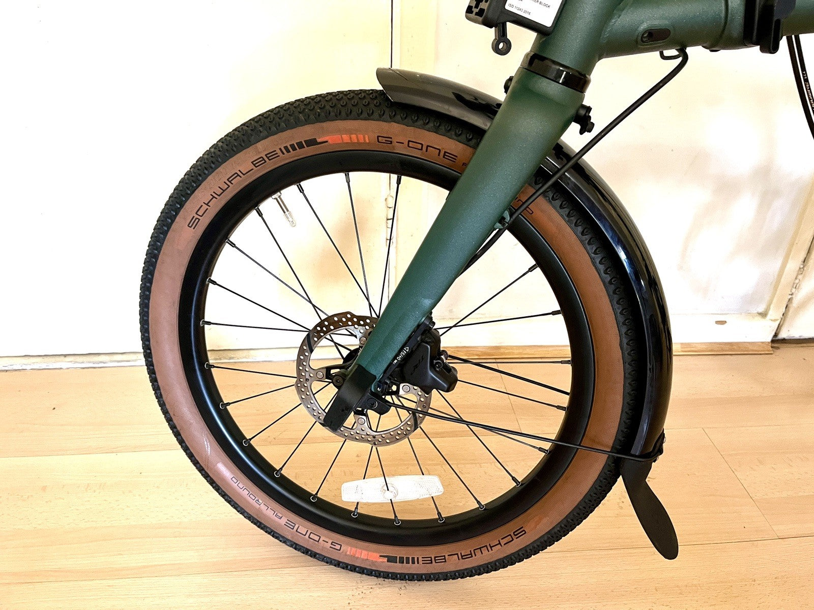 Brompton G Line with Roller Frame - 8-speed, Forest Green, Large