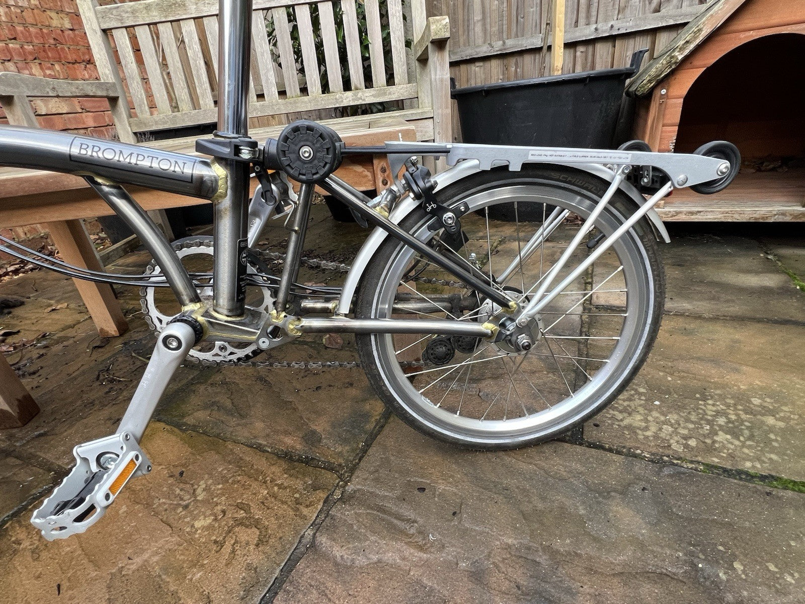 Brompton Raw Lacquer 6-speed Bicycle