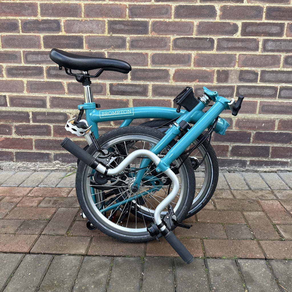 Brompton B75 16" Folding Bike - Blue - Discontinued - VGC - Classic Shape