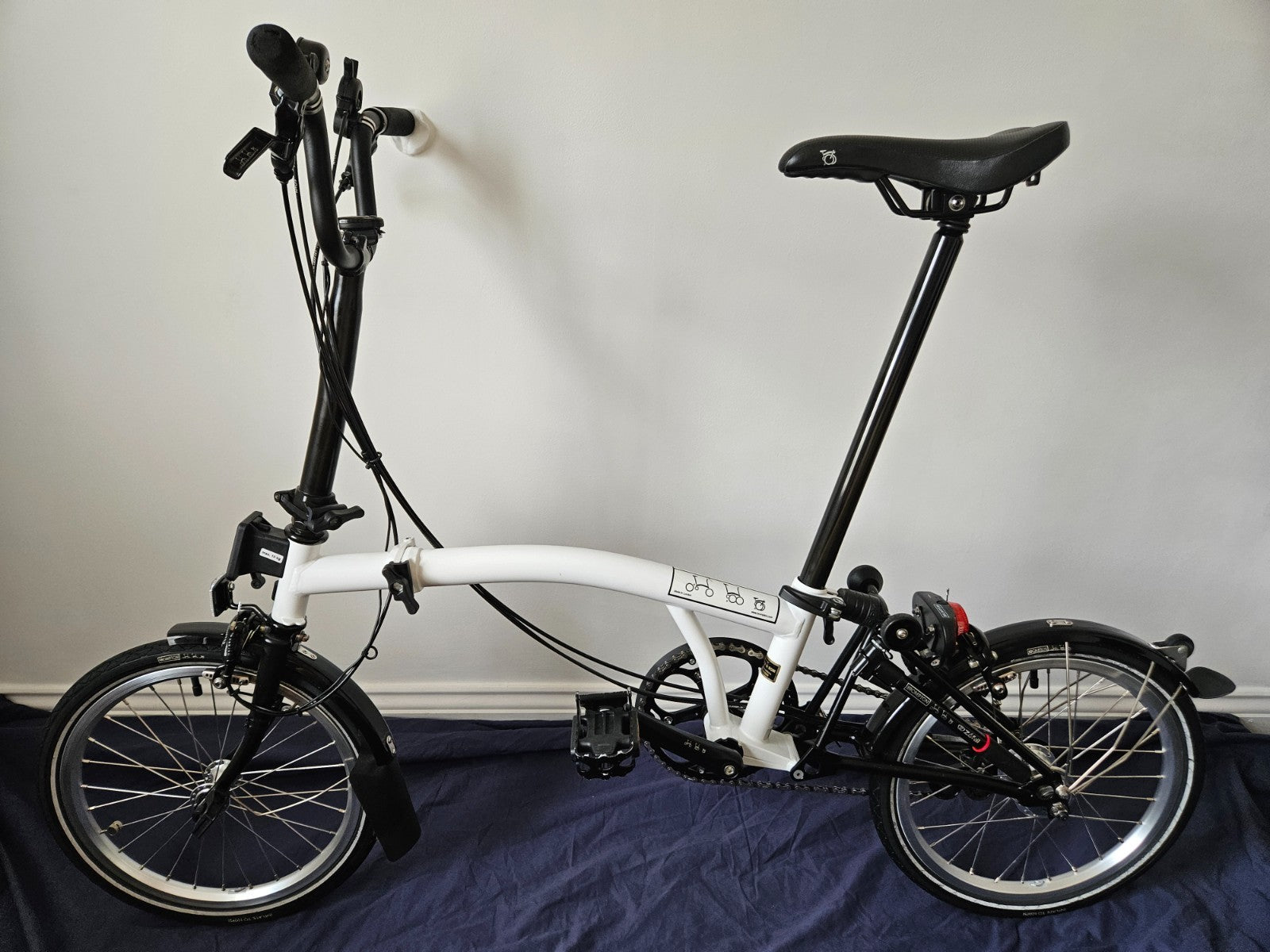 Brompton M6L - 6 Speed - C Line - Mid- White