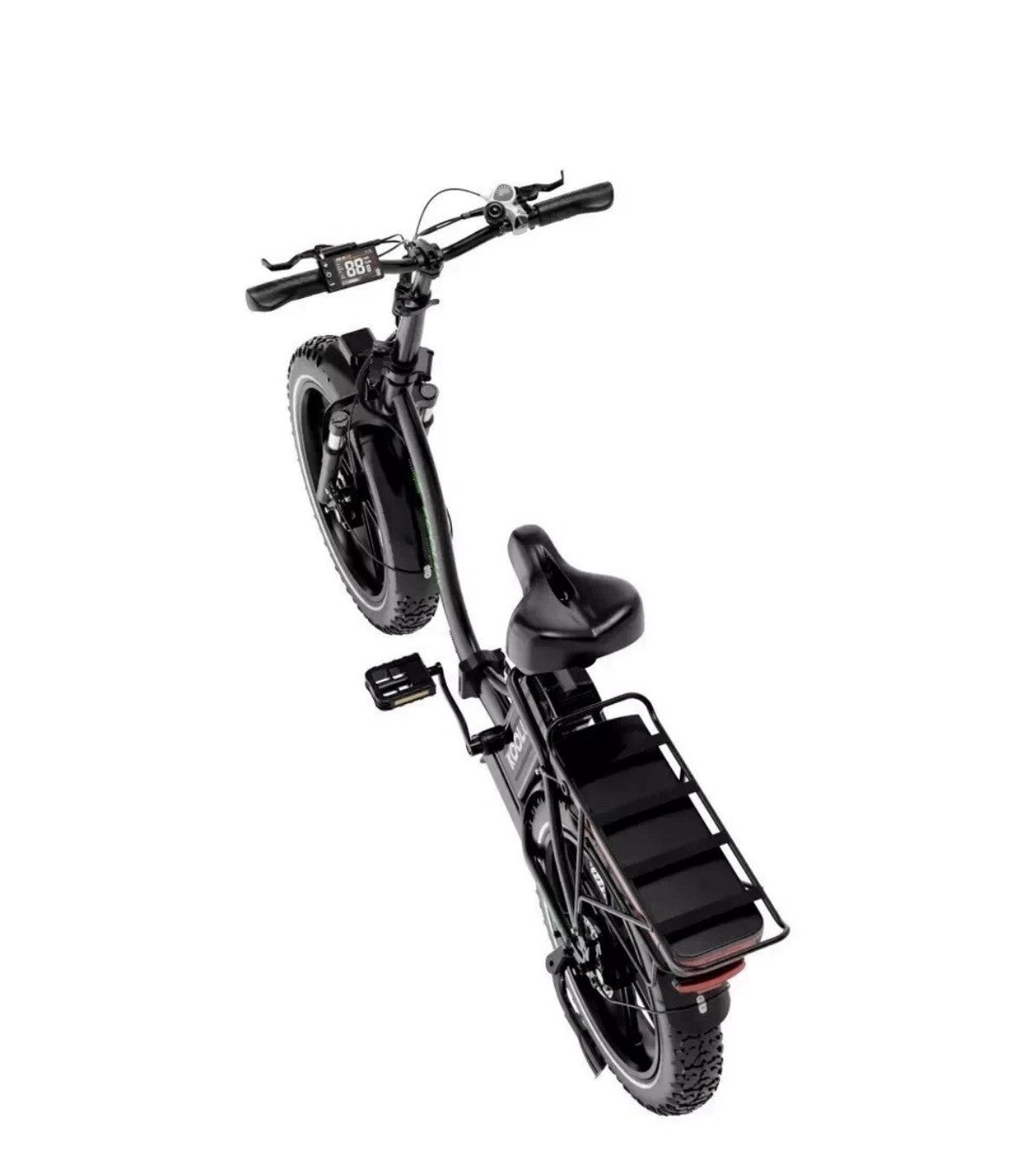 Koolux BK6 S Pro 20”Bike 48v13*10.Ah Rear Rack Folding Delivery Bike Hydraulic