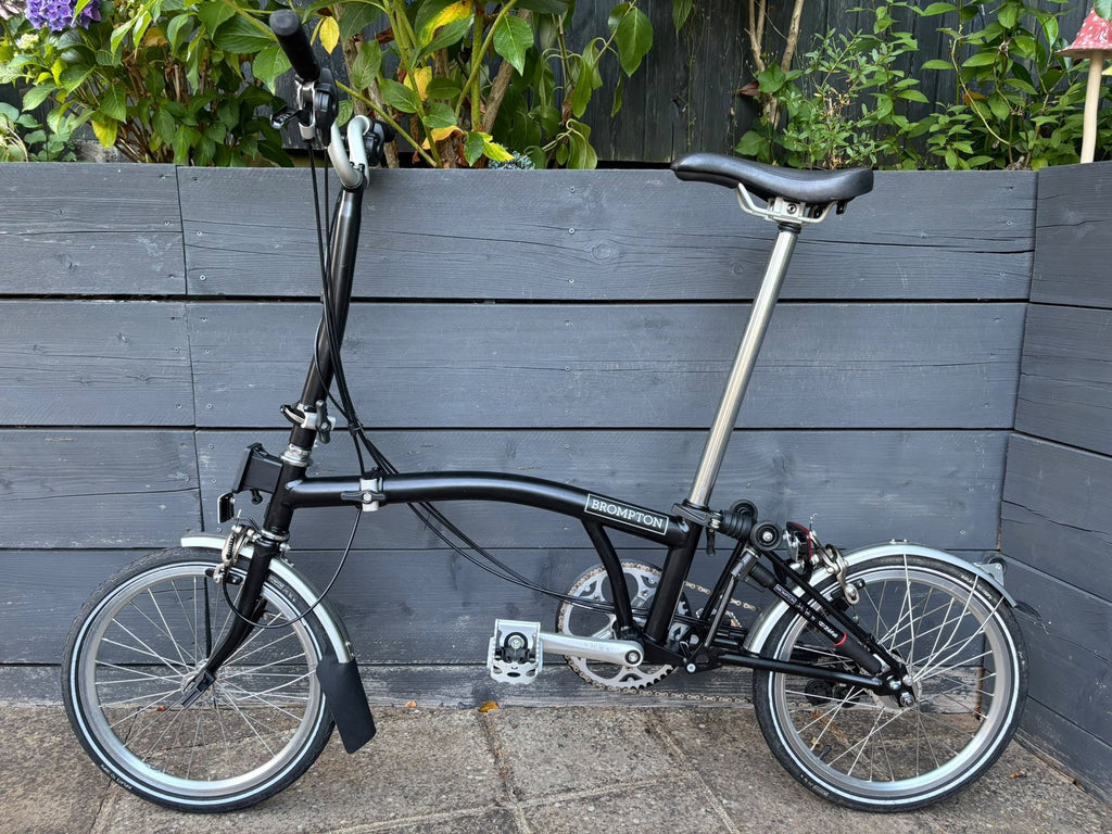 2017 Brompton H6L (Higher) C Line Folding Bicycle 6 Speed - Hardly Used