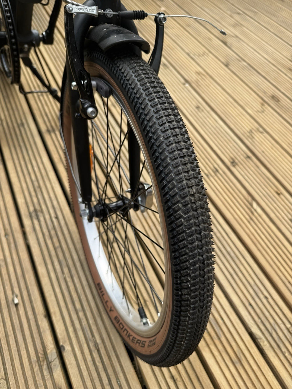 BTWIN Fold 500 Folding Bike 20-inch Blue Great Condition