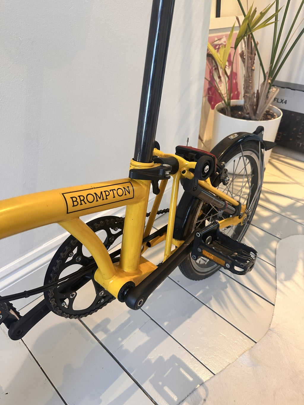 Brompton Folding Bike – 6-Speed Yellow - Excellent Condition