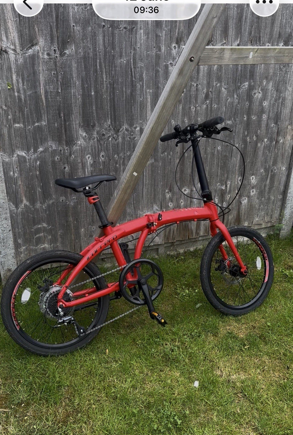 Carrera Intercity Unisex 8 Speed Folding Bike Folder Fold Up Repair Commuter LDN