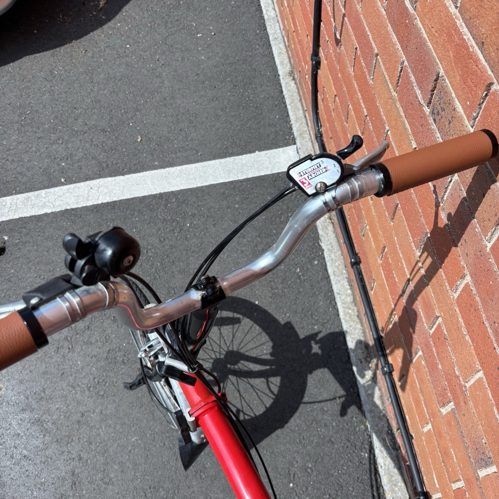 Brompton 2002 M6L Red 6 Speed BWR upgrade