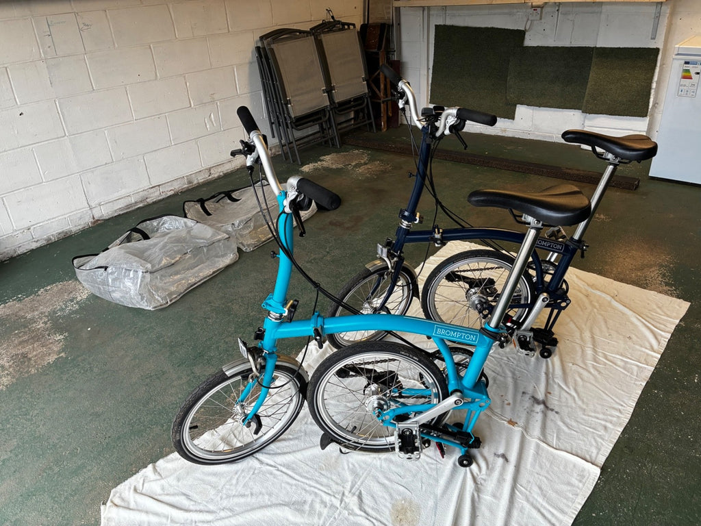 Two brompton folding bike's