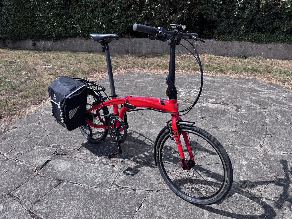 Tern Verge D9 Folding Bicycle Red - In Excellent Condition