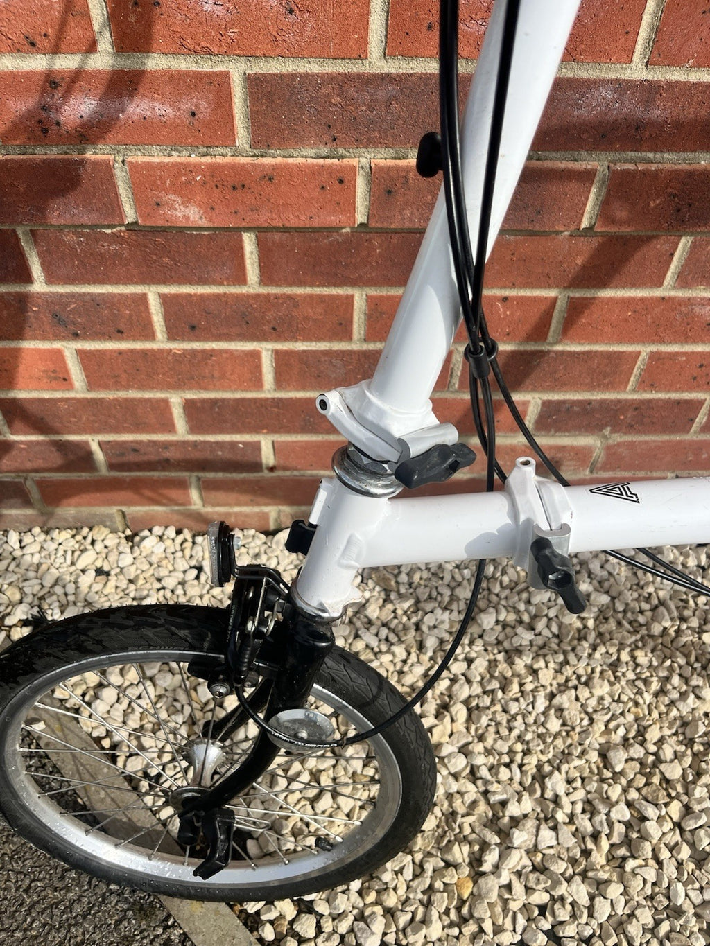 Brompton A-line Folding Bike 16” Wheel White