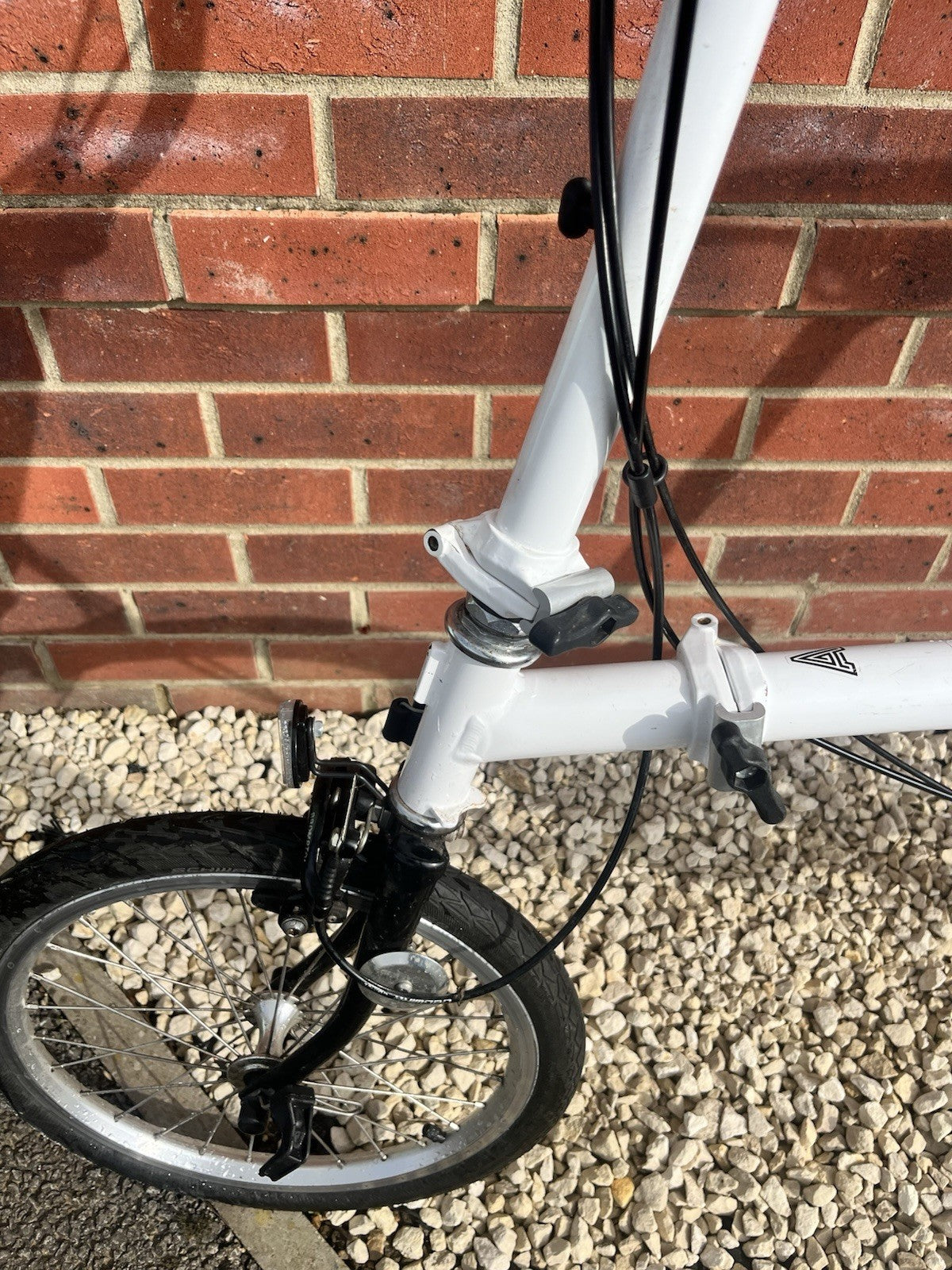 Brompton A-line Folding Bike 16” Wheel White