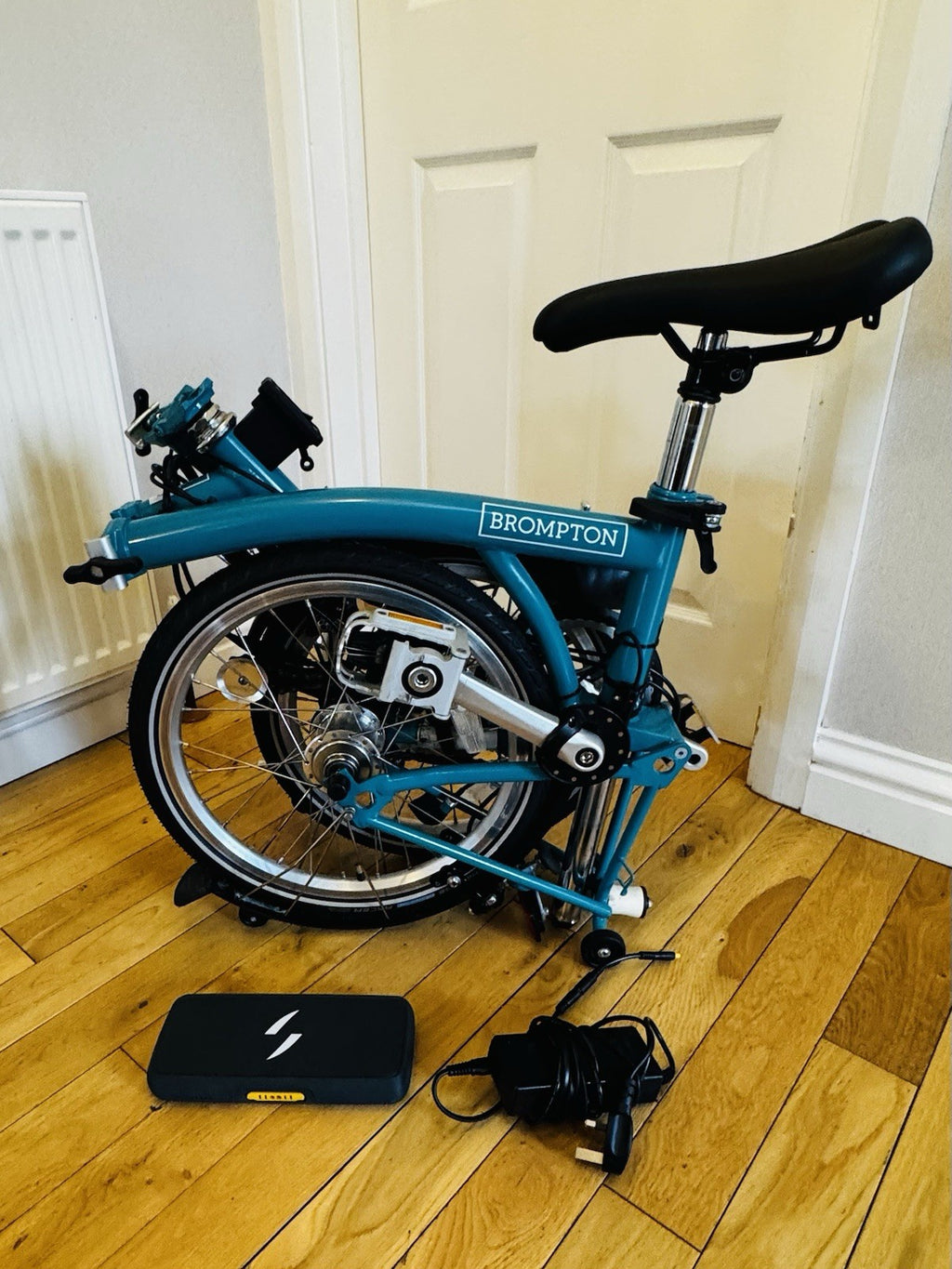 Brompton B75 Folding Bike  Fitted With Swytch GO+ Electric Conversion Kit Used