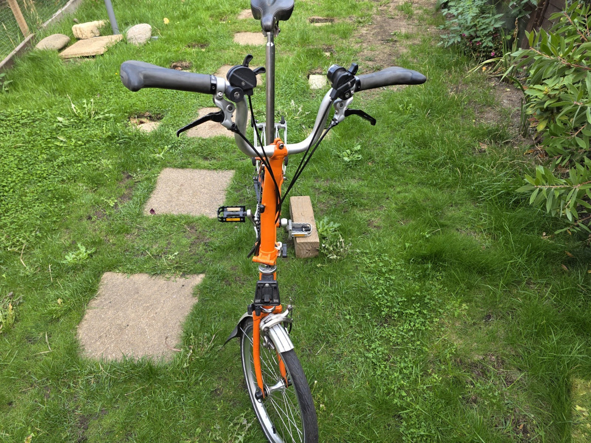 Brompton 6-speed folding bike 2013 with rear rack