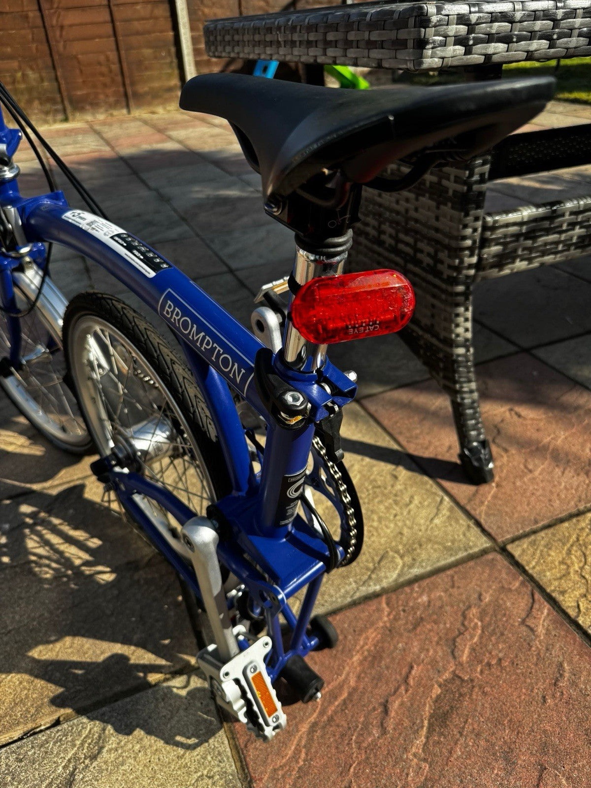 Brompton C-Line Piccadilly Blue (with accessories included)