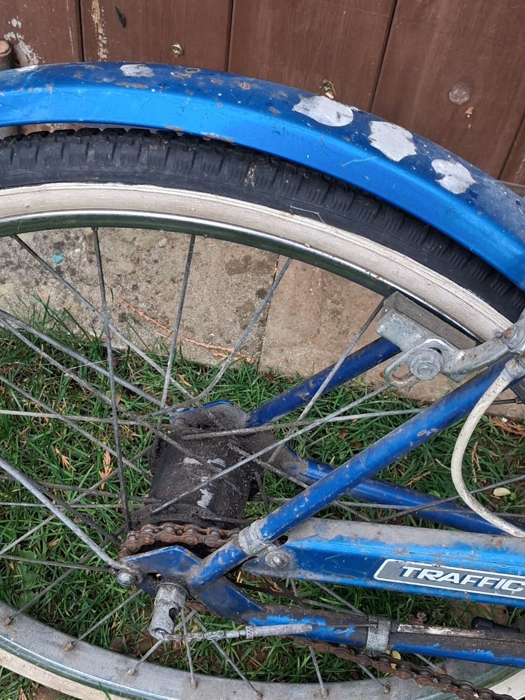 Triumph Folding Bike Vintage All Works Just A Little Rusty And Dirty