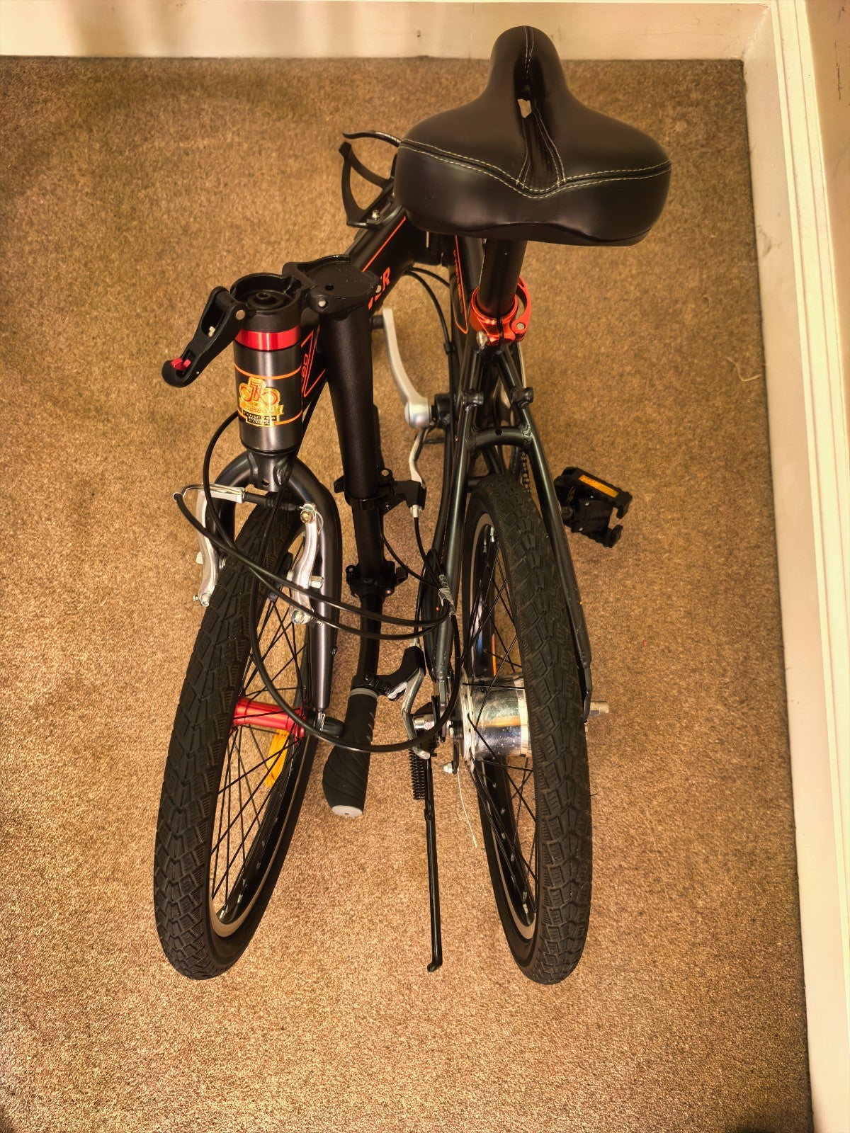 Forever adult folding bicycle  20" - Black