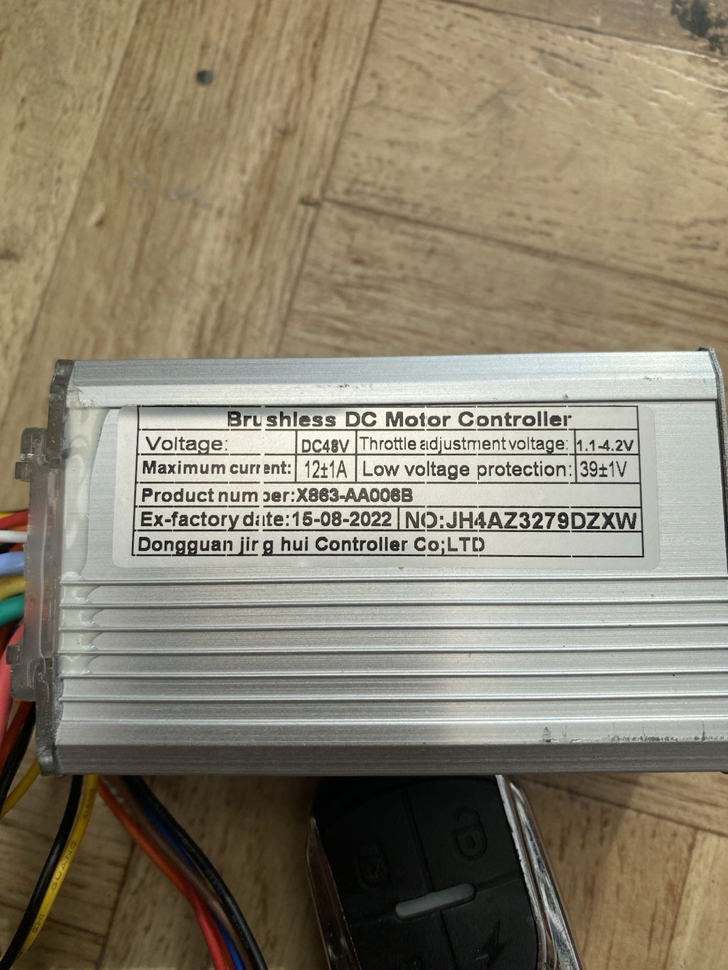 SAMEBIKE Original Controller & Fob Immobiliser Set