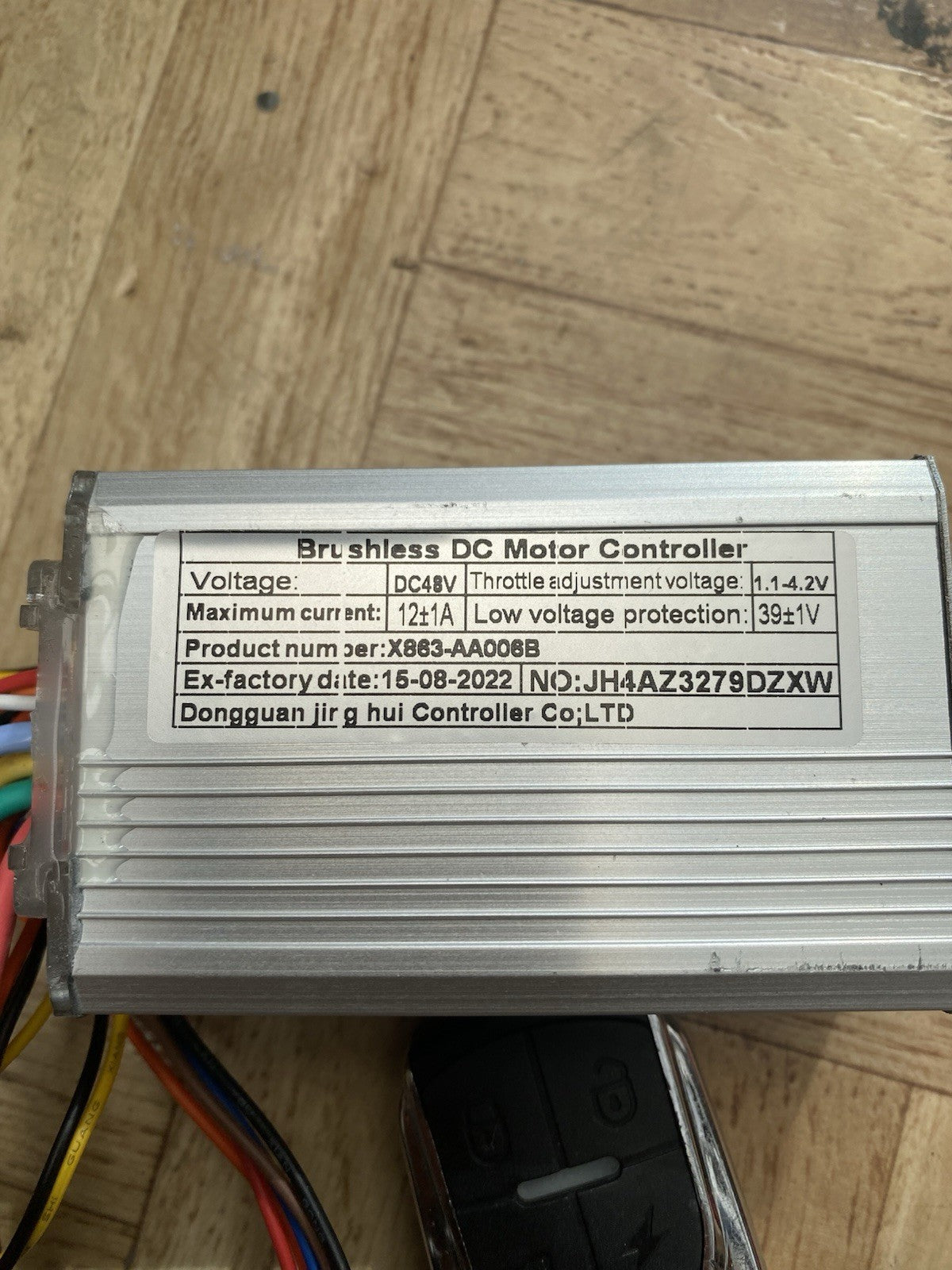 SAMEBIKE Original Controller & Fob Immobiliser Set