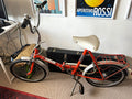 70s Universal Red/Silver Folding Bike Folding Frame Rear Rack Mudguards Bell