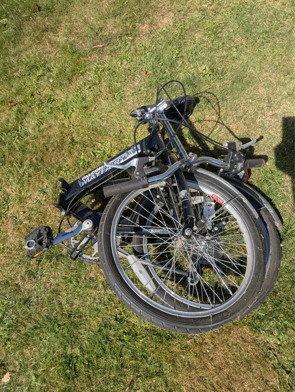 Falcon Mayfair folding bicycle black