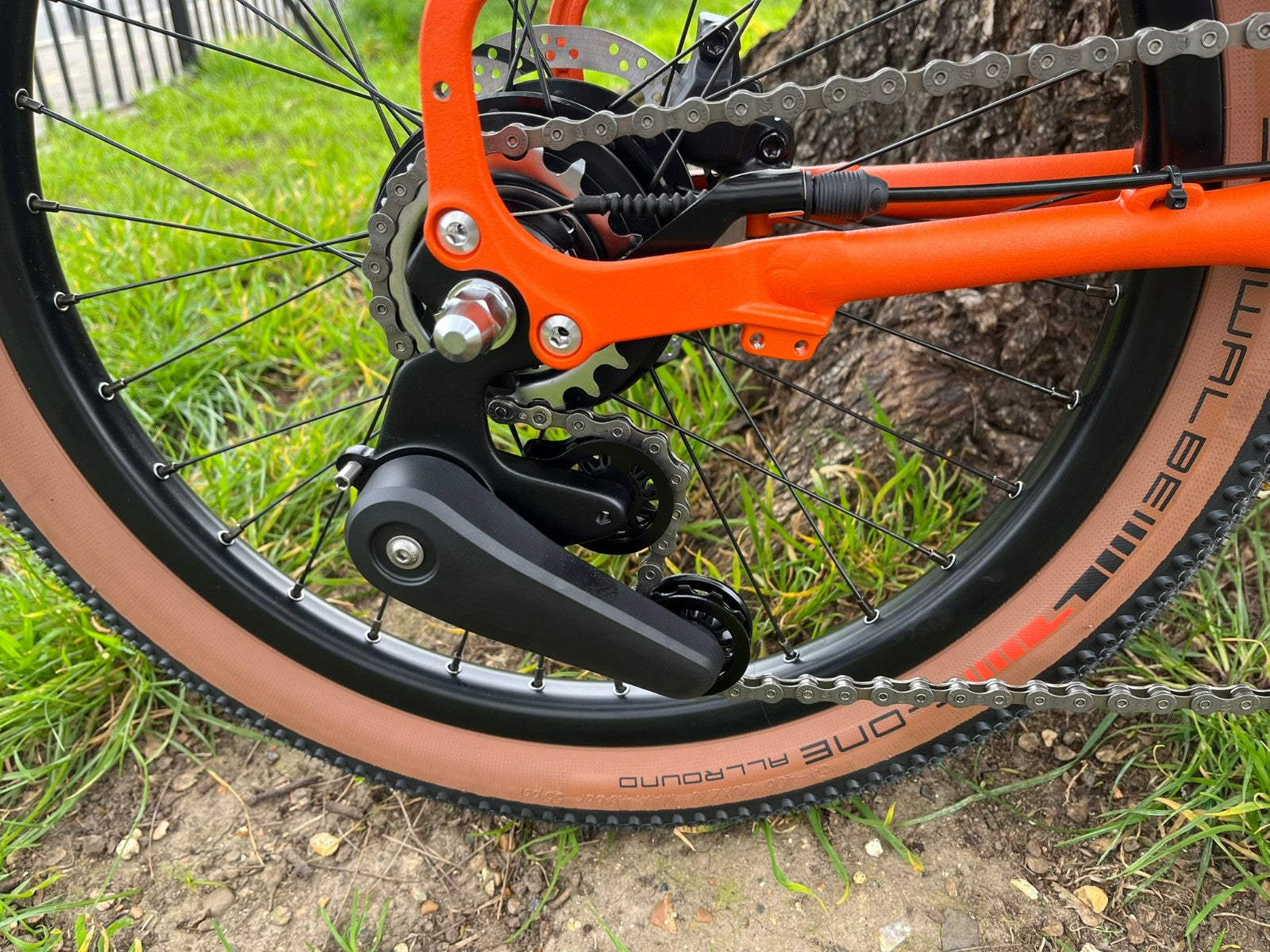 Brompton G Line Medium 8 speed Alfine Adventure Orange Gravel Folding Bike