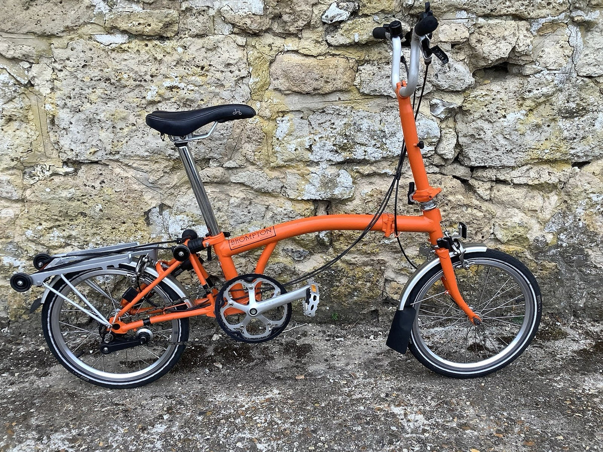 Brompton M3R Folding Bike - Orange - UK DELIVERY