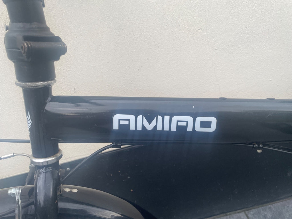 Foldable Amiao black bike