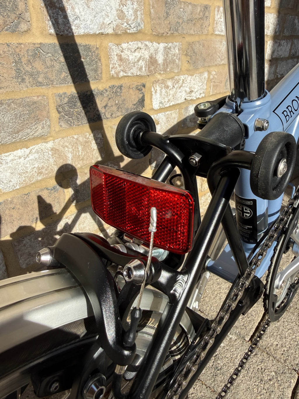 Brompton Cloud Blue & Black - C Line Mid M3L - WORLDWIDE SHIP - Top Condition
