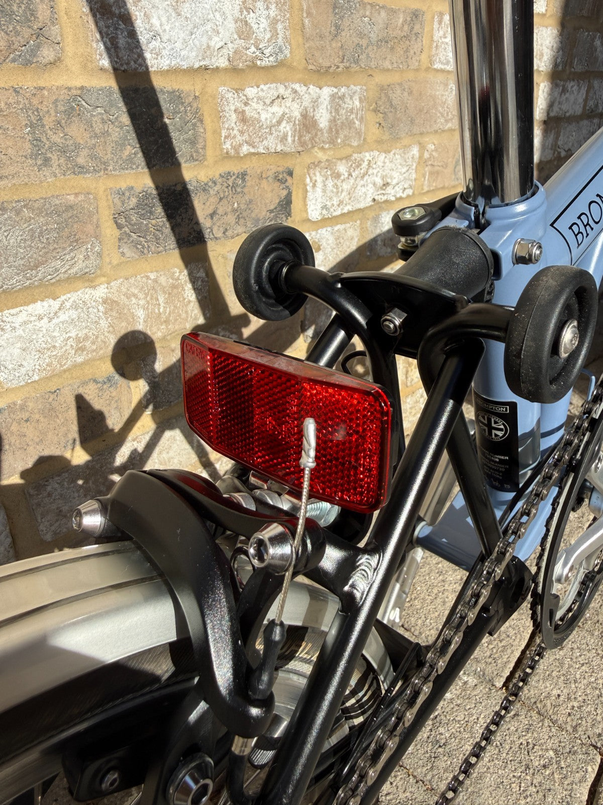 Brompton Cloud Blue & Black - C Line Mid M3L - WORLDWIDE SHIP - Top Condition