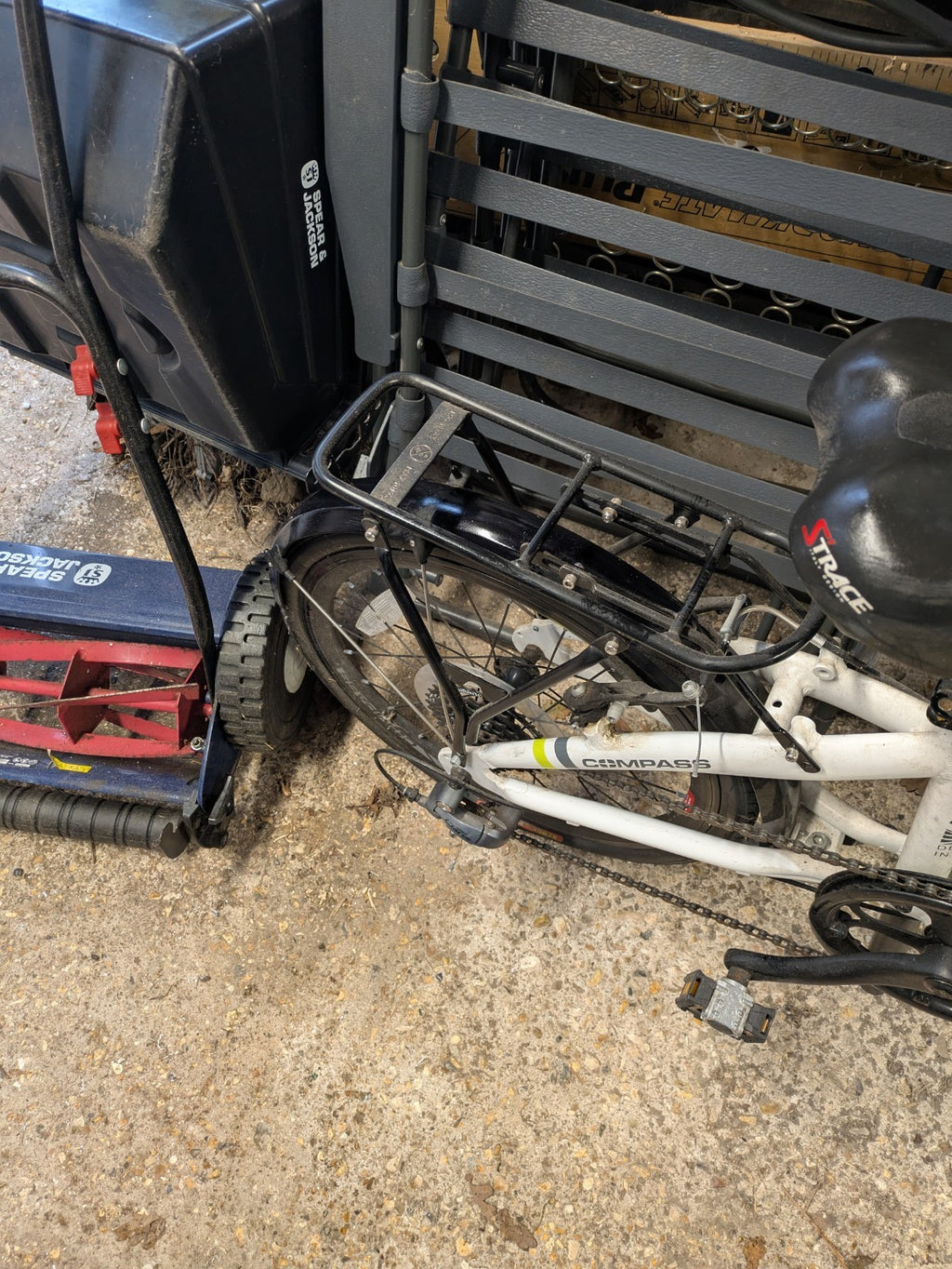 Compass Folding Bike 20” wheels In White