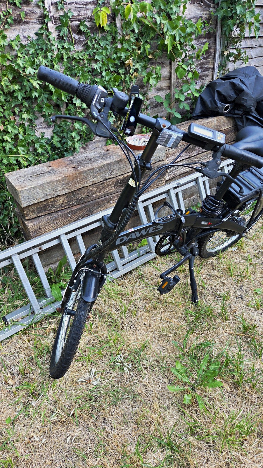 Dawes Curve 20in Folding Bike Black Rear Rack Mudguards