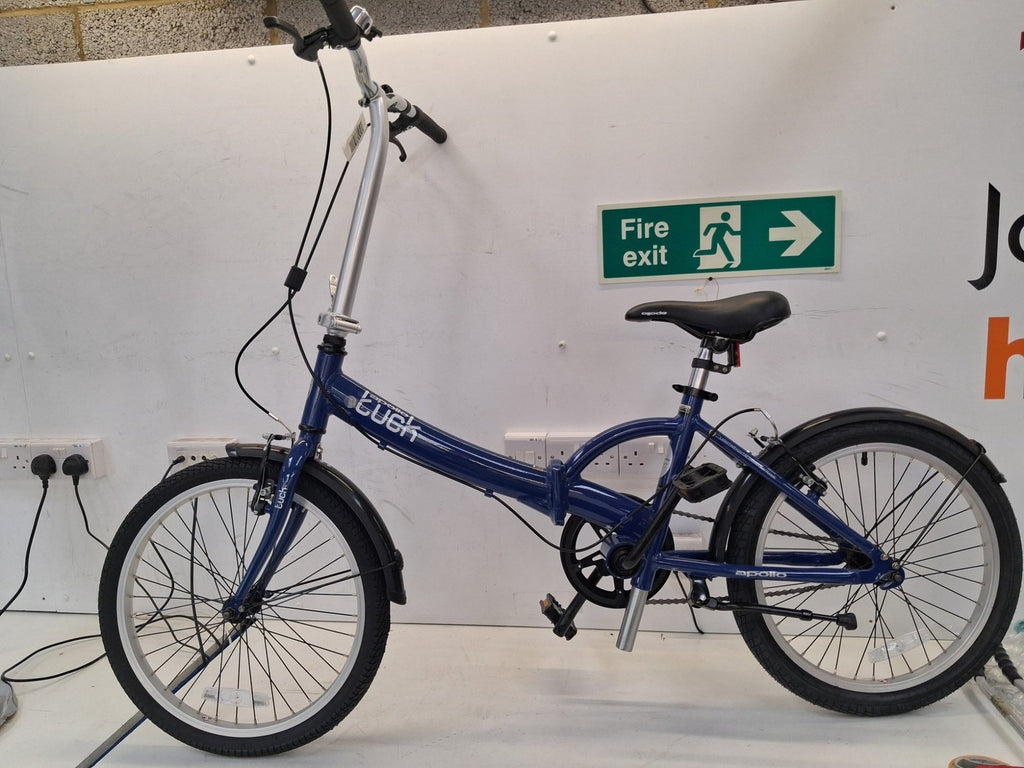 Apollo Tuck Single Speed Compact 14kg Folding Bike - Blue (Scratched/Bent)