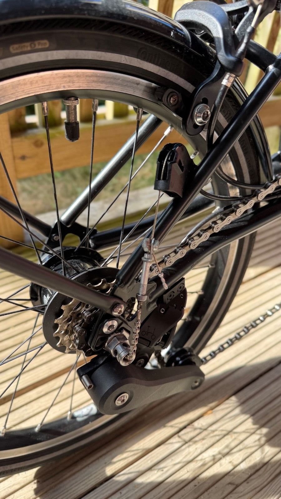Brompton P Line 12-Speed with super roller / folding bike / 2024 /Midnight Black