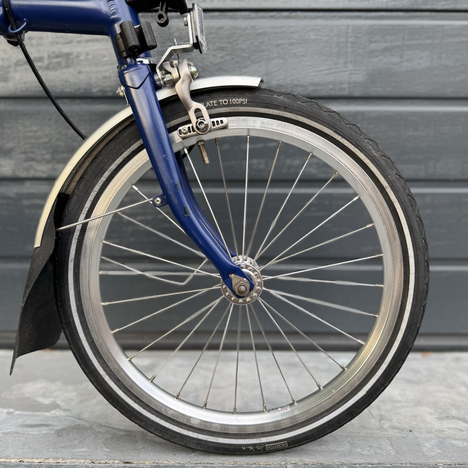 Brompton M3L 3 speed Blue Cobalt Very Good Condition FREE DELIVERY