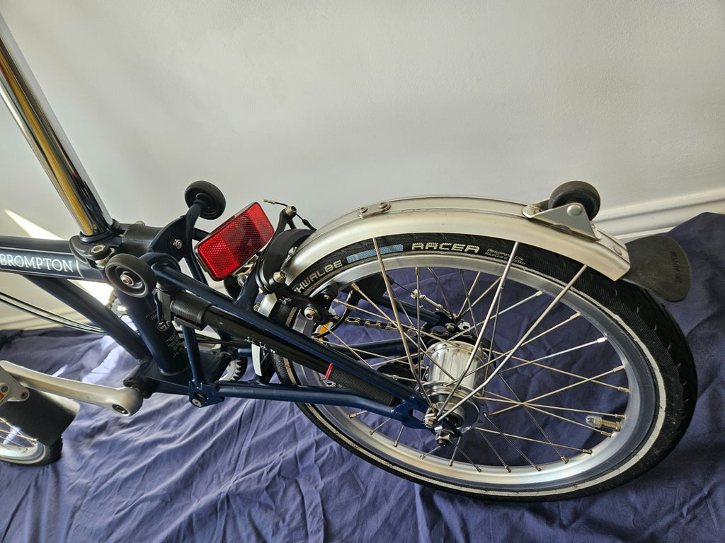 Brompton M3L - 3 Speed - C Line - Mid- Tempest Blue