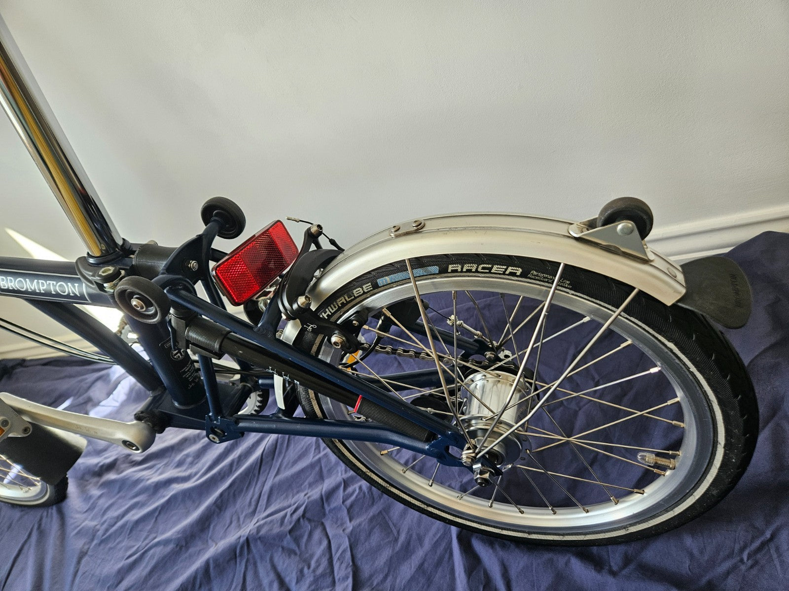 Brompton M3L - 3 Speed - C Line - Mid- Tempest Blue