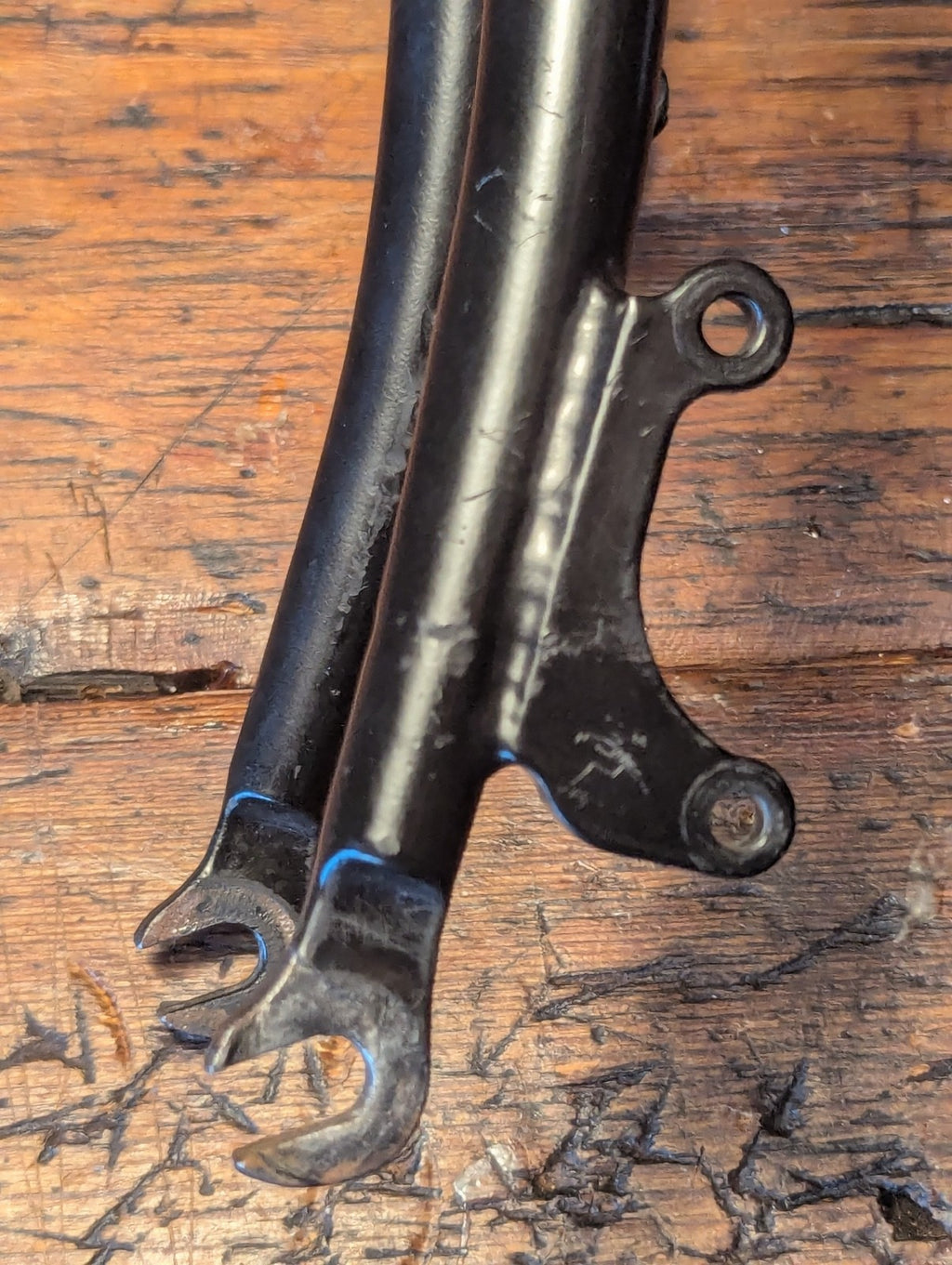 Brompton kinetics disc fork and wheel, Hope hub