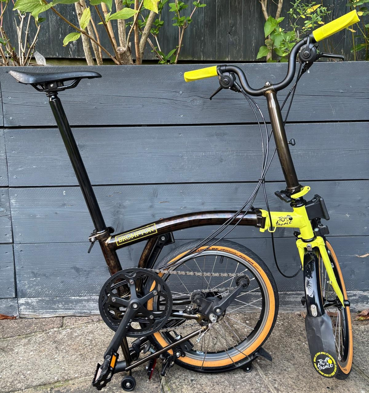 2025 Brompton C Line Tour De France Folding Bicycle 6 Speed - Hardly Used