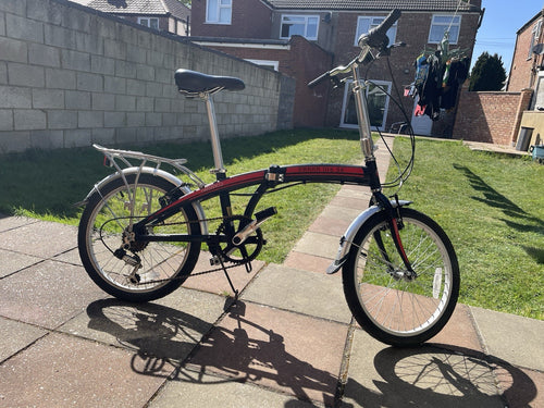Ammaco Pakka Lite 20 Inch Wheel 6 Speed Alloy Folding Bike Silver